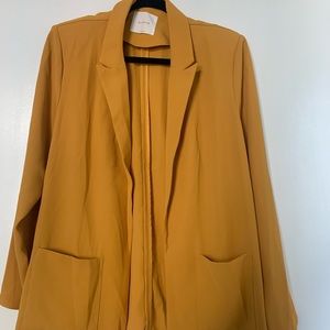 Yellow blazer - never worn!!!